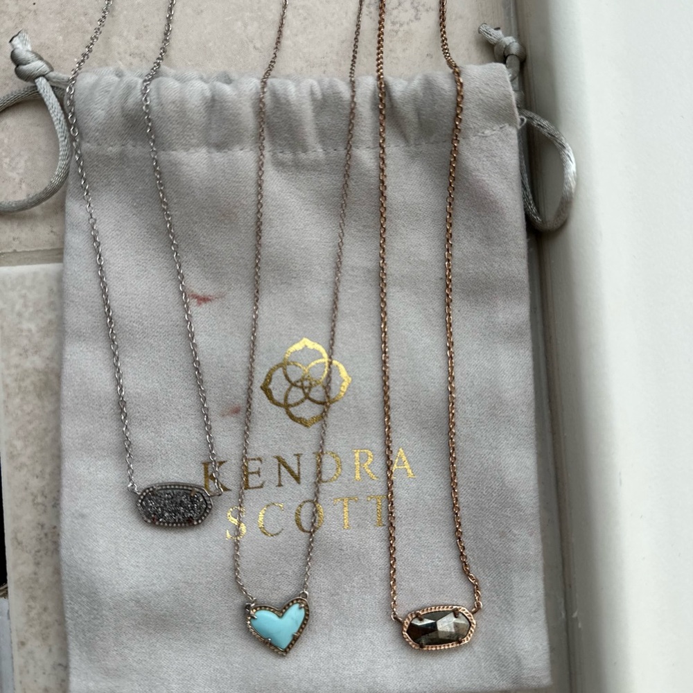 Kendra Scott Gold and Silver Necklace Collection